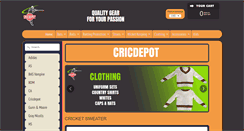 Desktop Screenshot of cricdepot.com
